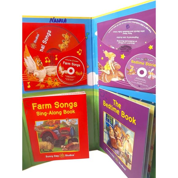 Sunny Day Studios Sing-along Songs & Stories for Kids 4 CDs and Books - Picture 6 of 8